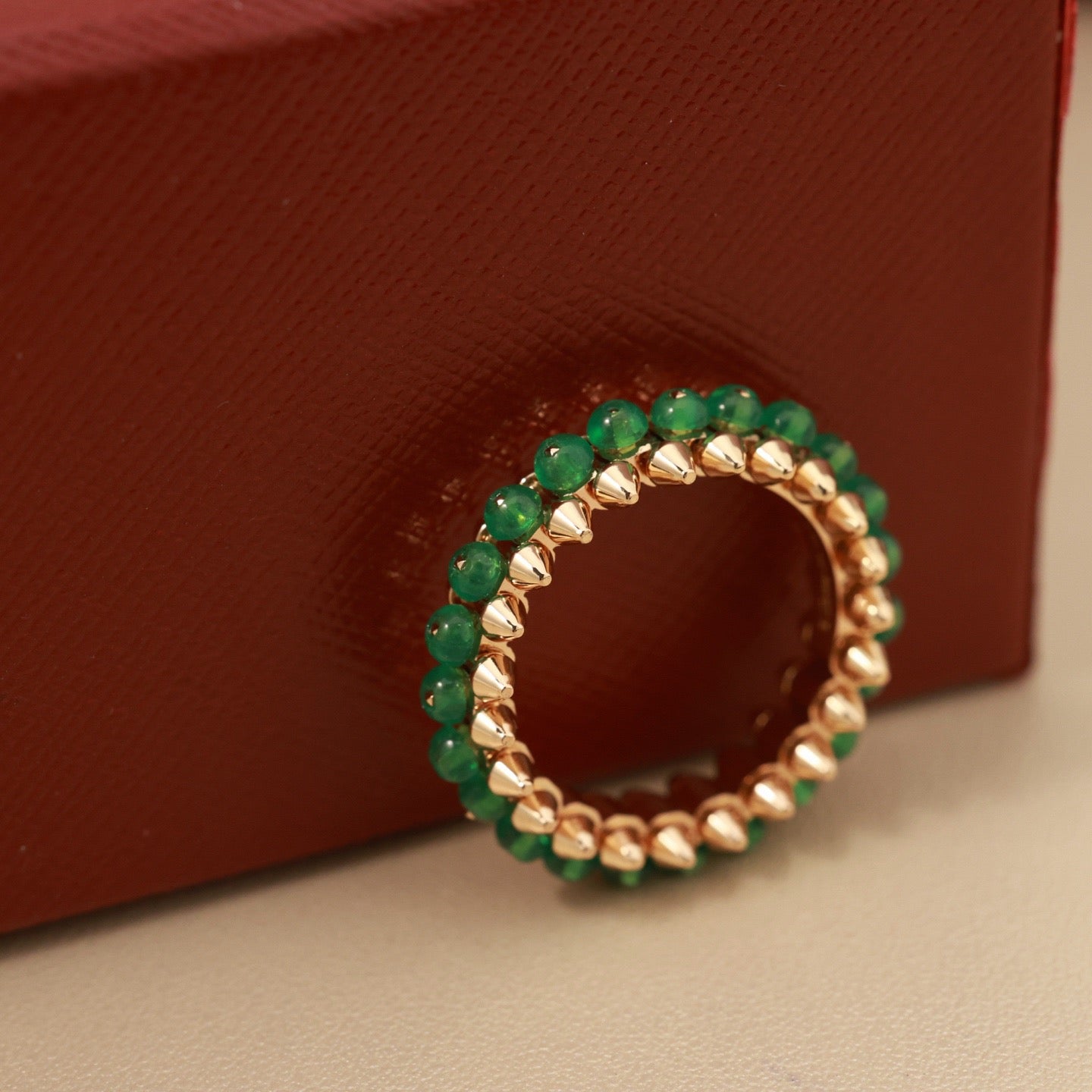 [Rose Tomorrow]CLASH 7.9MM AGATE CHALCEDONY RING