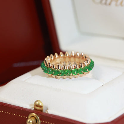 [Rose Tomorrow]CLASH 7.9MM AGATE CHALCEDONY RING