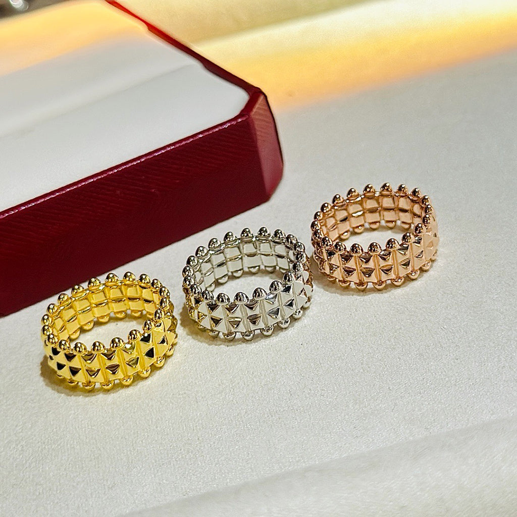 [Rose Tomorrow]CLASH 9.2MM DOUBLE ROW RING