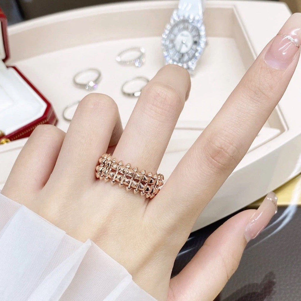 [Rose Tomorrow]CLASH 9.2MM DOUBLE ROW RING