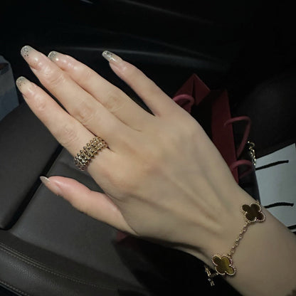 [Rose Tomorrow]CLASH 9.2MM DOUBLE ROW RING