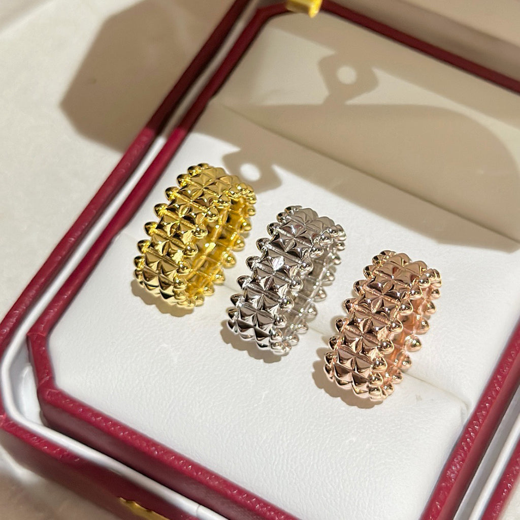 [Rose Tomorrow]CLASH 9.2MM DOUBLE ROW RING