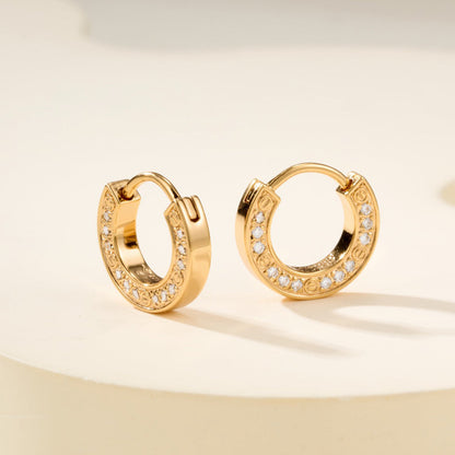 [Rose Tomorrow]LOVE DIAMOND EARRINGS
