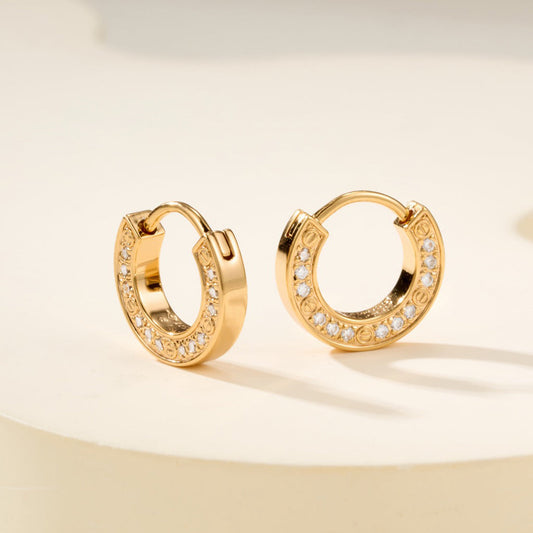 [Rose Tomorrow]LOVE DIAMOND EARRINGS