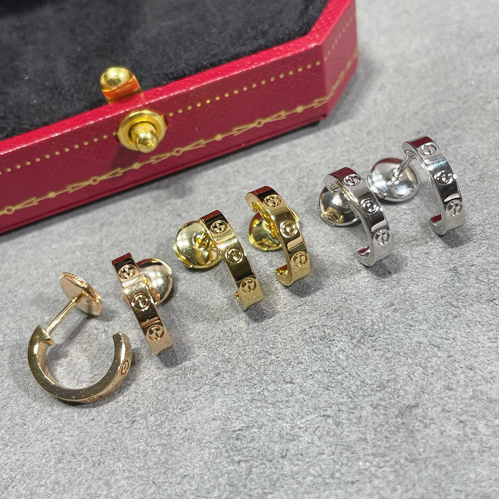 [Rose Tomorrow]LOVE EARRINGS 2.65 MM NO DIAMOND SMALL