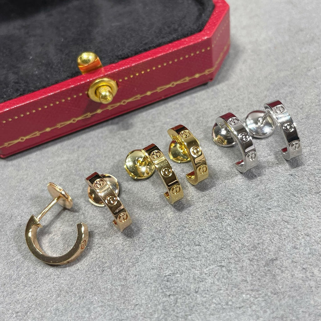 [Rose Tomorrow]LOVE EARRINGS 2.65 MM NO DIAMOND SMALL