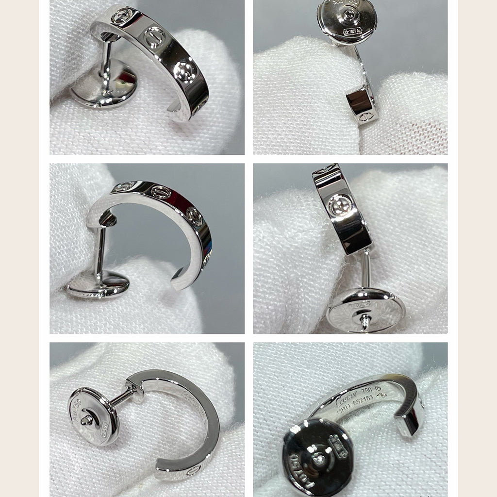 [Rose Tomorrow]LOVE EARRINGS 2.65 MM NO DIAMOND SMALL