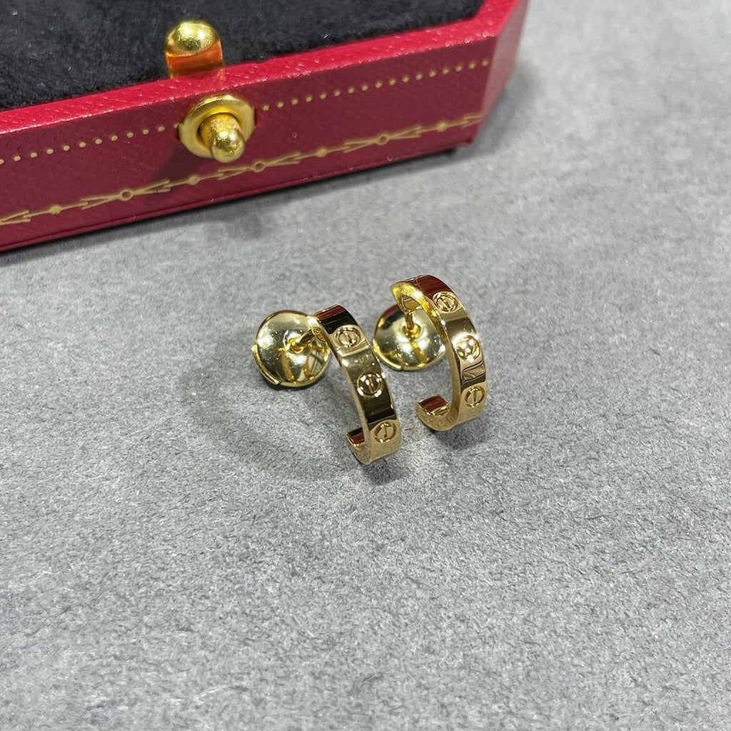 [Rose Tomorrow]LOVE EARRINGS 2.65 MM NO DIAMOND SMALL