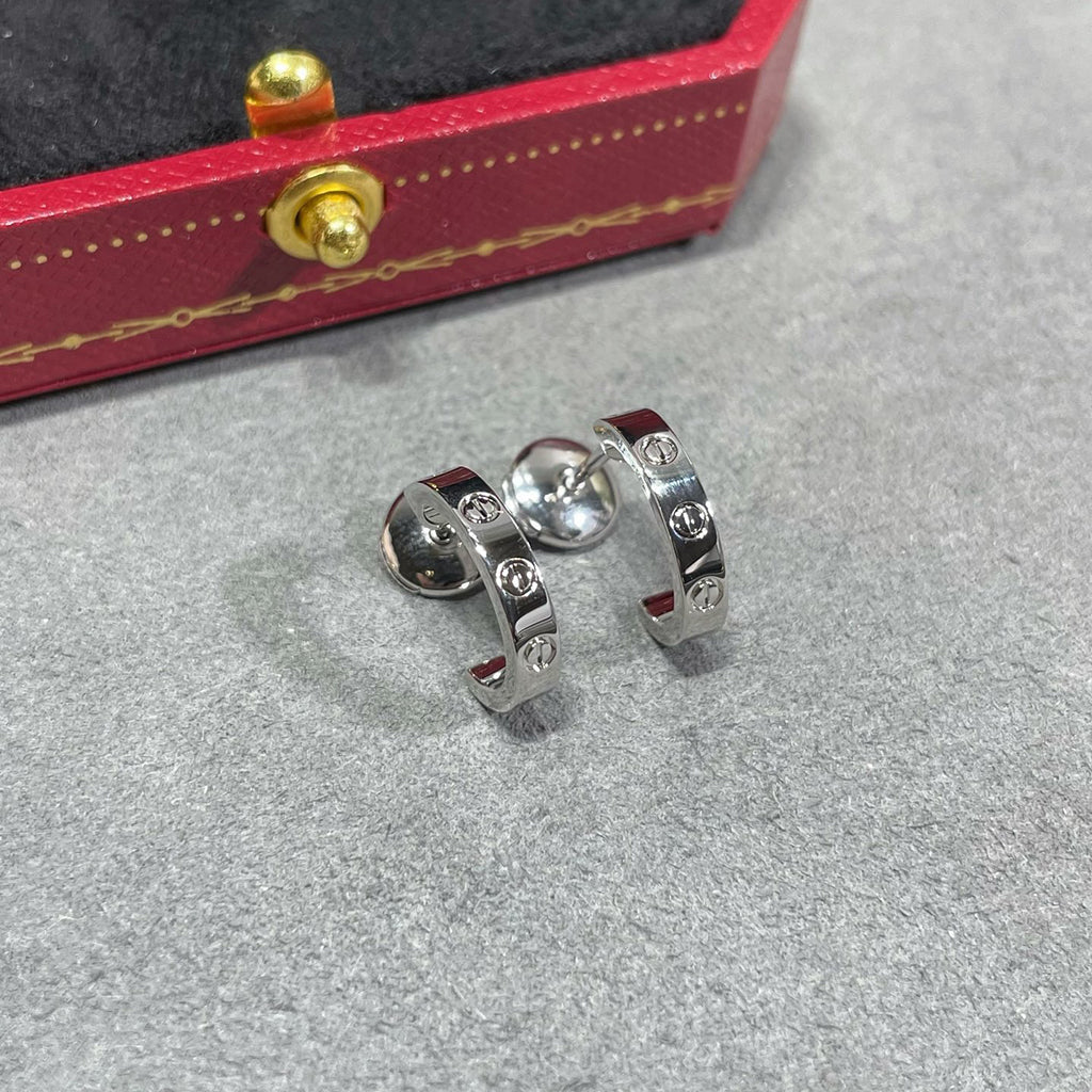 [Rose Tomorrow]LOVE EARRINGS 2.65 MM NO DIAMOND SMALL