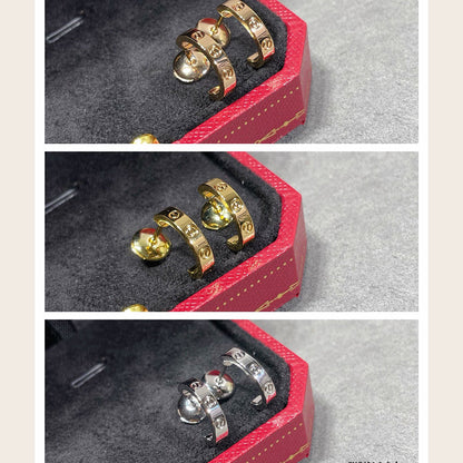 [Rose Tomorrow]LOVE EARRINGS 2.65 MM NO DIAMOND SMALL