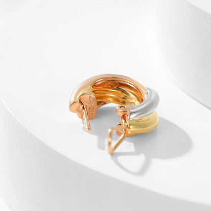 [Rose Tomorrow]TRINITY ON DIAMOND CLASSIC EARRINGS