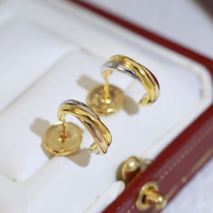 [Rose Tomorrow]TRINITY ON DIAMOND MINI EARRINGS