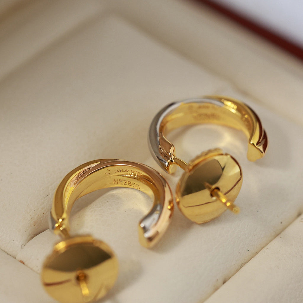 [Rose Tomorrow]TRINITY ON DIAMOND MINI EARRINGS