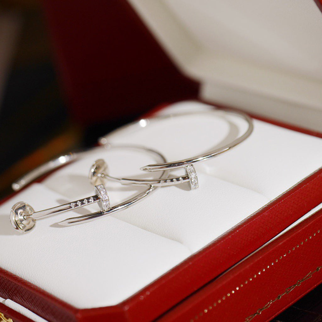 [Rose Tomorrow]JUSTE HALF DIAMOND LARGE EARRINGS