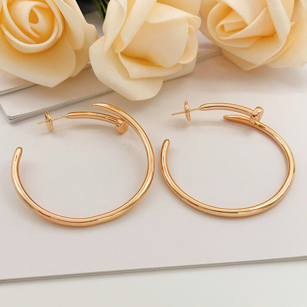 [Rose Tomorrow]JUSTE NO DIAMOND LARGE EARRINGS