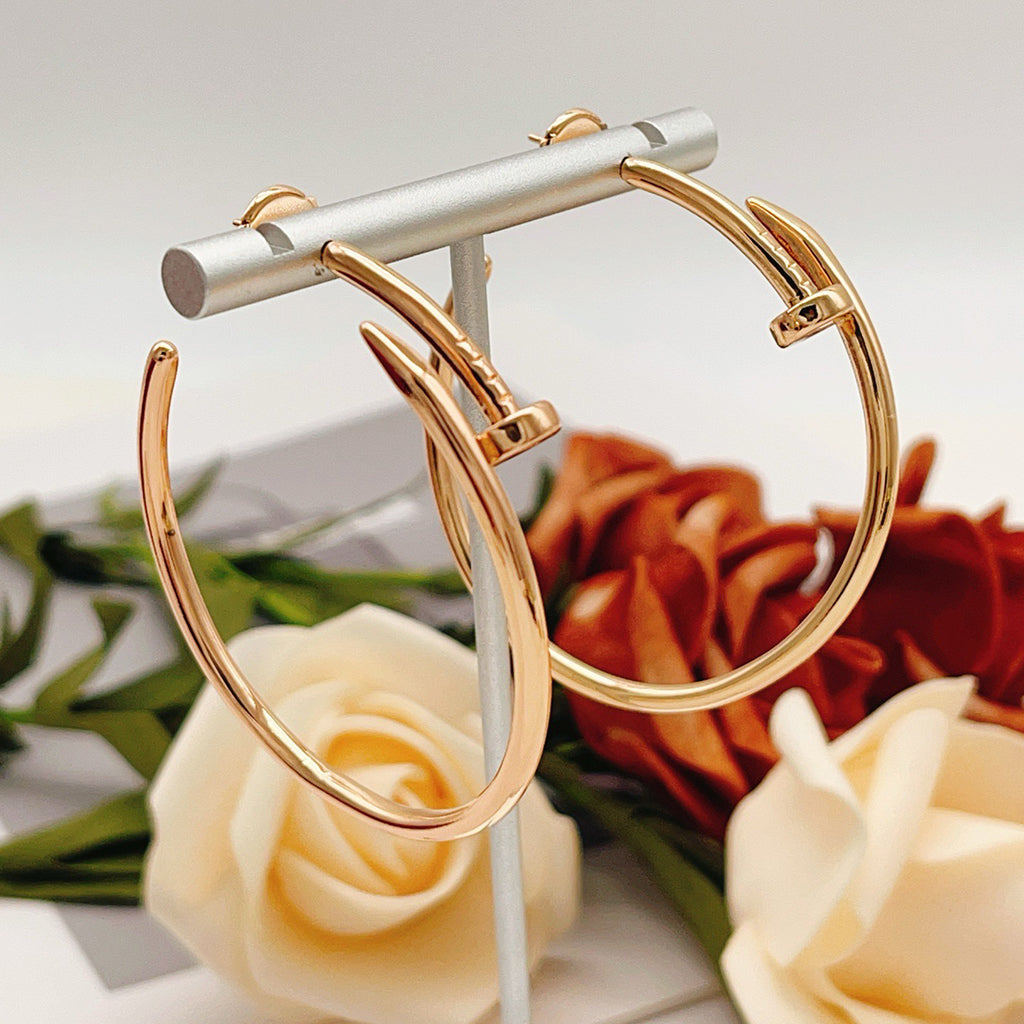 [Rose Tomorrow]JUSTE NO DIAMOND LARGE EARRINGS