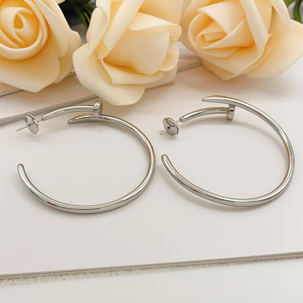 [Rose Tomorrow]JUSTE NO DIAMOND LARGE EARRINGS
