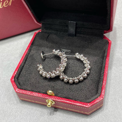 [Rose Tomorrow]CLASH FULL DIAMOND MEDIUM EARRINGS