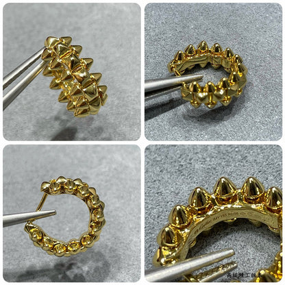 [Rose Tomorrow]CLASH MINI HOOP EARRINGS