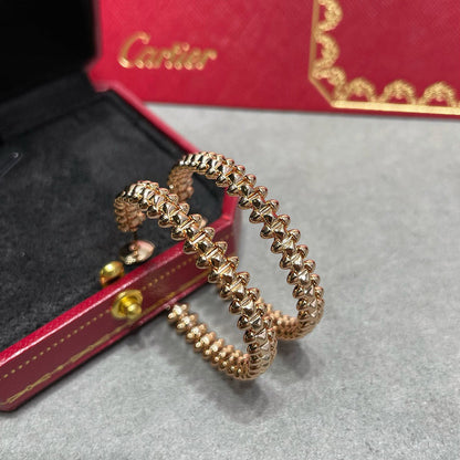 [Rose Tomorrow]CLASH HOOP LARGE EARRINGS