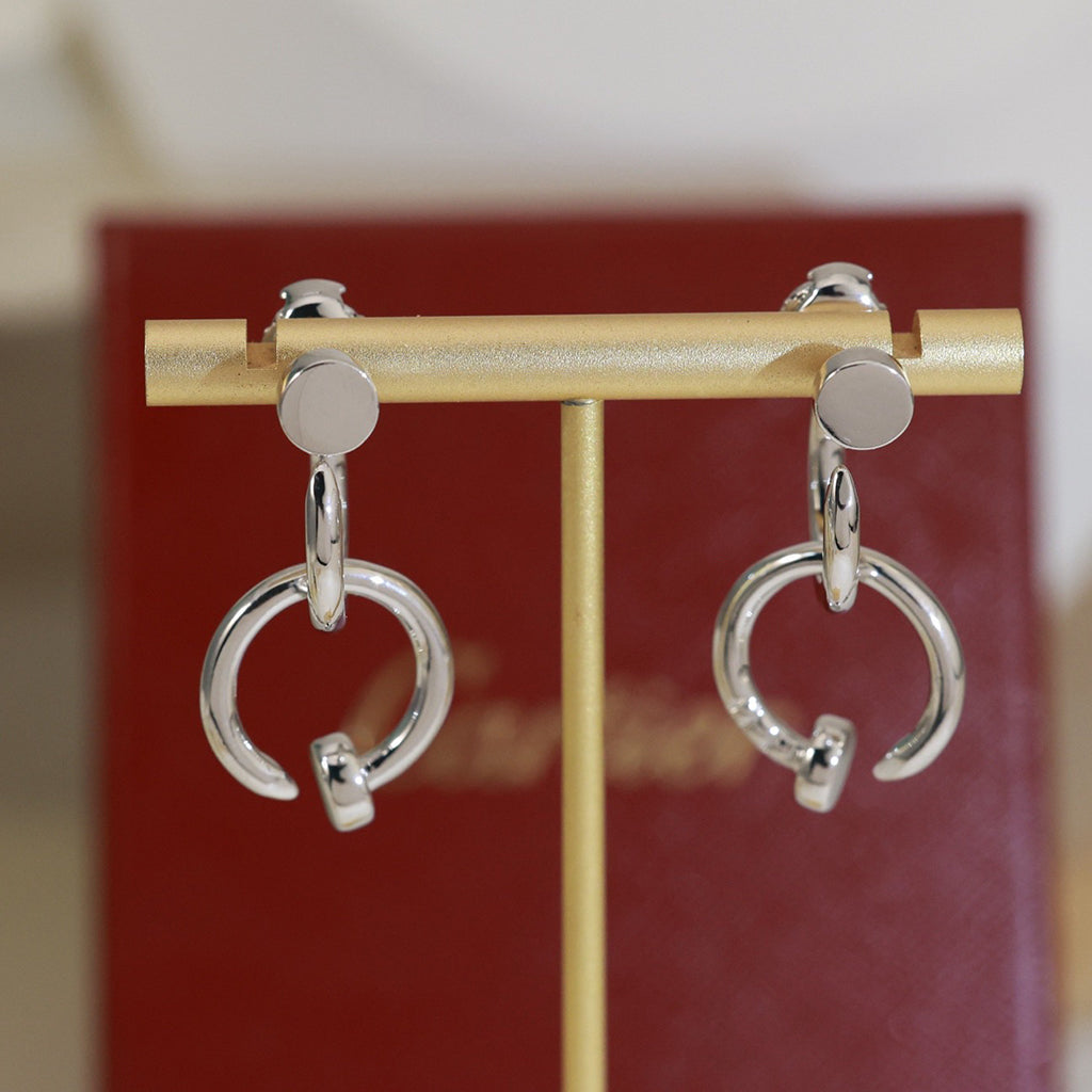 [Rose Tomorrow]JUSTE NO DIAMOND DOUBLE EARRINGS