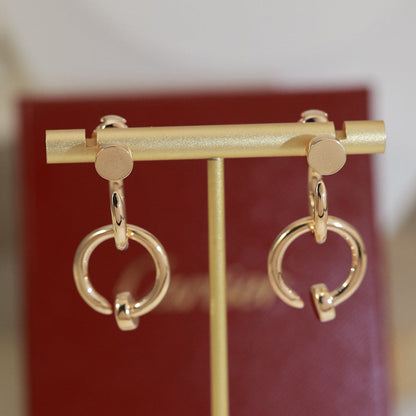 [Rose Tomorrow]JUSTE NO DIAMOND DOUBLE EARRINGS
