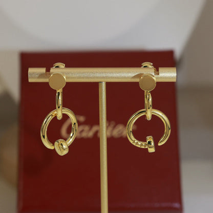 [Rose Tomorrow]JUSTE NO DIAMOND DOUBLE EARRINGS