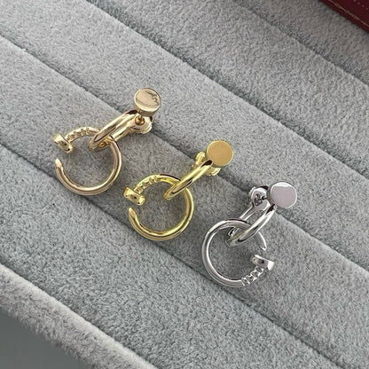 [Rose Tomorrow]JUSTE NO DIAMOND DOUBLE EARRINGS