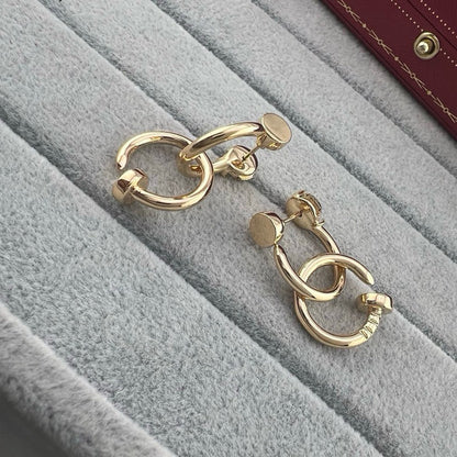 [Rose Tomorrow]JUSTE NO DIAMOND DOUBLE EARRINGS