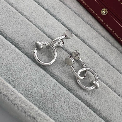 [Rose Tomorrow]JUSTE NO DIAMOND DOUBLE EARRINGS