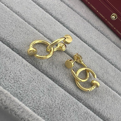 [Rose Tomorrow]JUSTE NO DIAMOND DOUBLE EARRINGS