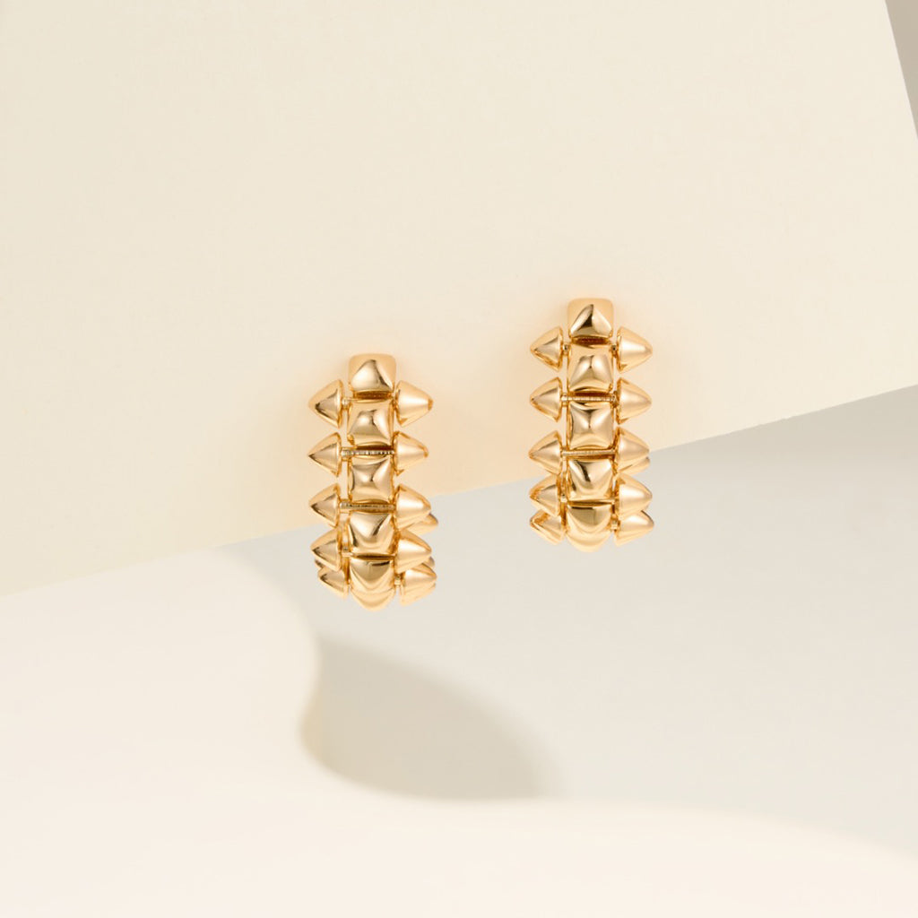 [Rose Tomorrow]CLASH MINI HOOP EARRINGS