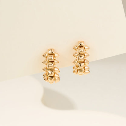 [Rose Tomorrow]CLASH MINI HOOP EARRINGS