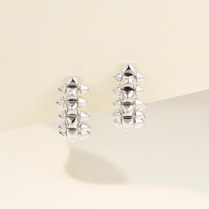 [Rose Tomorrow]CLASH MINI HOOP EARRINGS
