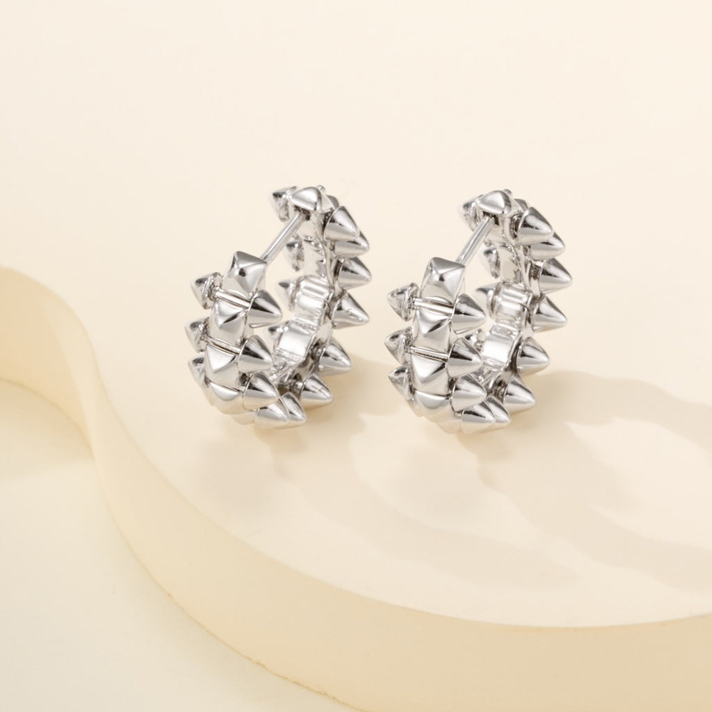 [Rose Tomorrow]CLASH MINI HOOP EARRINGS