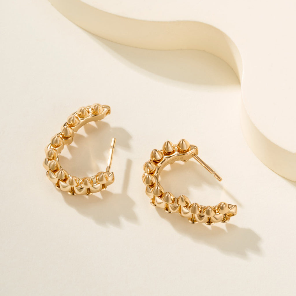 [Rose Tomorrow]CLASH MINI HOOP EARRINGS