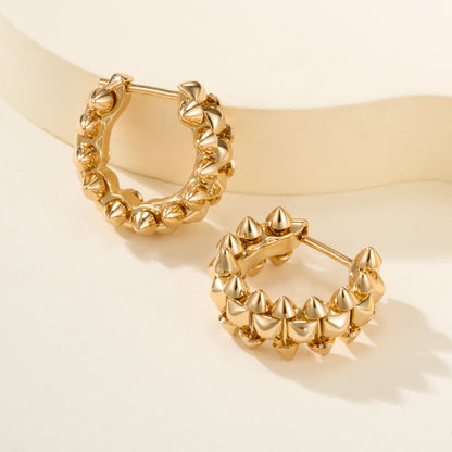 [Rose Tomorrow]CLASH MINI HOOP EARRINGS