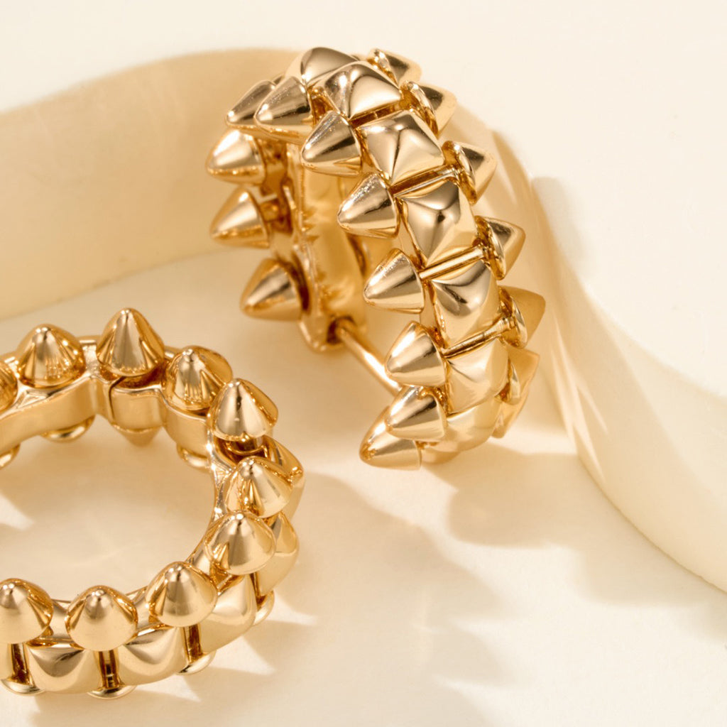 [Rose Tomorrow]CLASH MINI HOOP EARRINGS