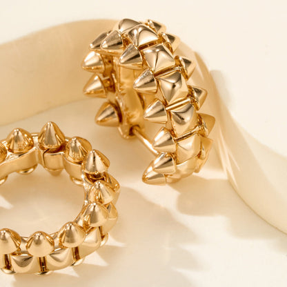 [Rose Tomorrow]CLASH MINI HOOP EARRINGS