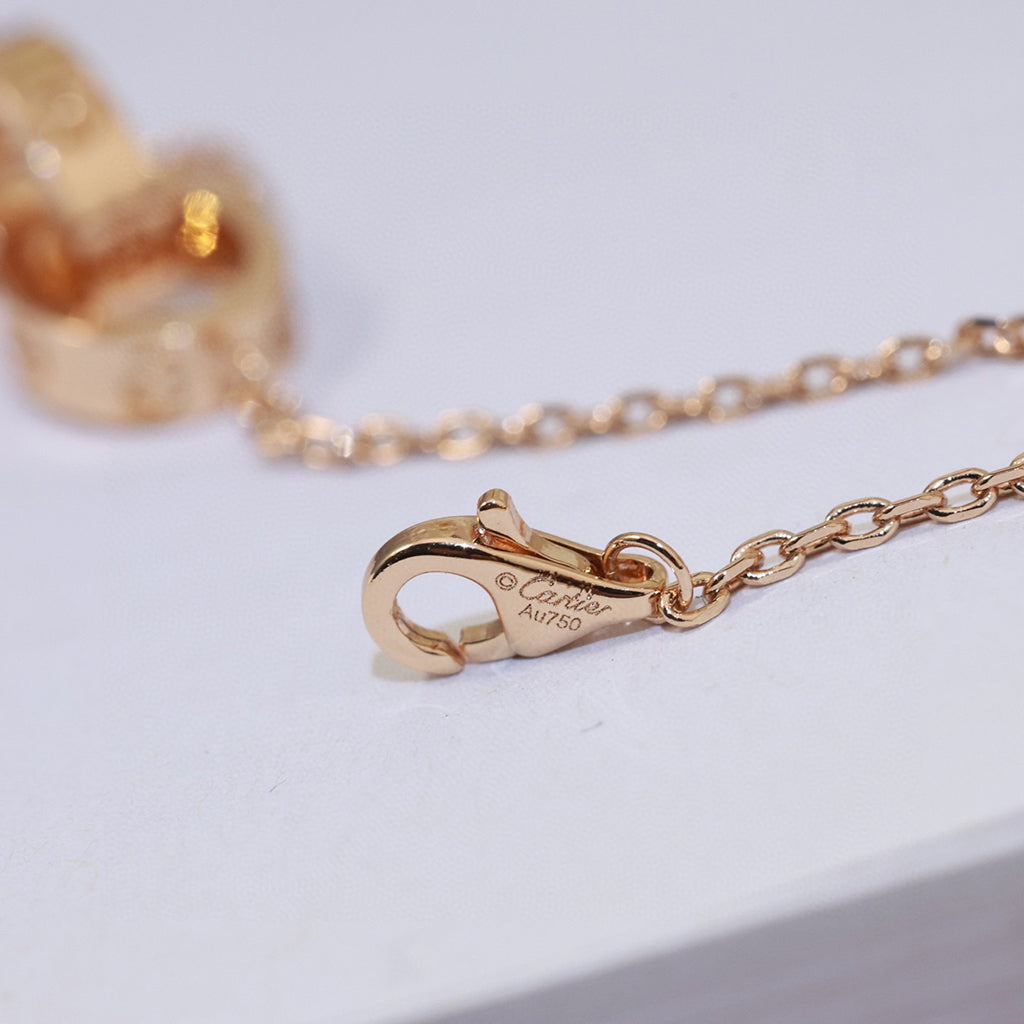 [Rose Tomorrow]LOVE DOUBLE RING NECKLACE
