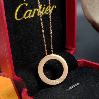 [Rose Tomorrow]LOVE NECKLACE 16MM 3 DIAMONDS
