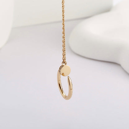[Rose Tomorrow]JUSTE NECKLACE FULL DIAMOND