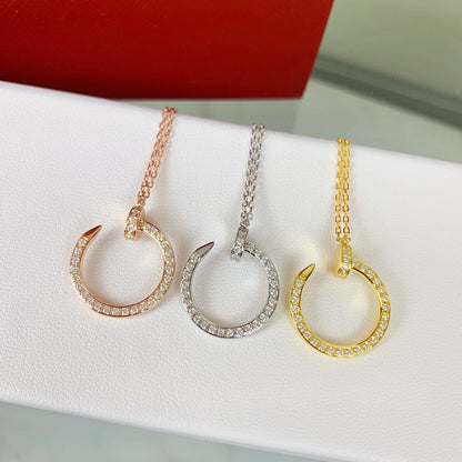 [Rose Tomorrow]JUSTE NECKLACE FULL DIAMOND