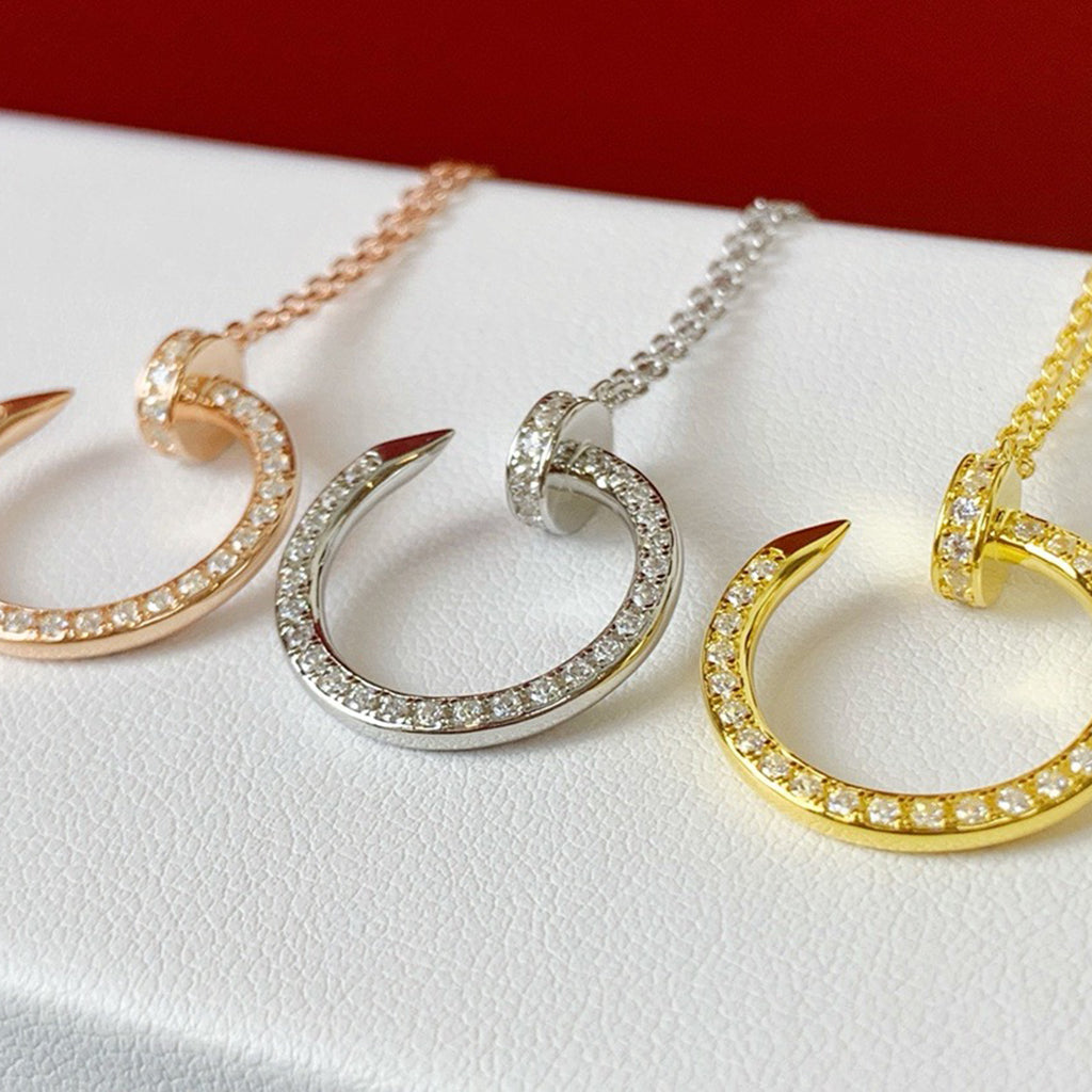 [Rose Tomorrow]JUSTE NECKLACE FULL DIAMOND