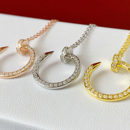 [Rose Tomorrow]JUSTE NECKLACE FULL DIAMOND