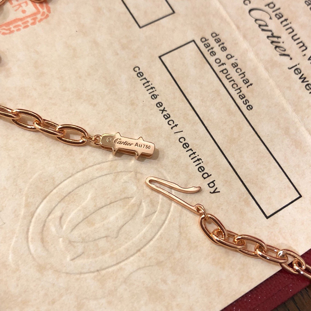 [Rose Tomorrow]JUSTE NECKLACE FULL DIAMONDS