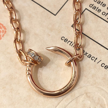 [Rose Tomorrow]JUSTE NECKLACE FULL DIAMONDS