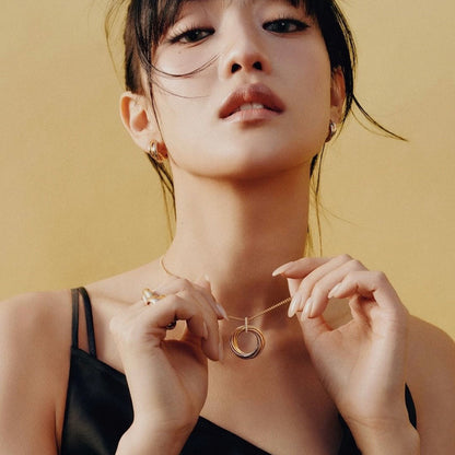 [Rose Tomorrow]TRINITY MEDIUM  DIAMONDS NECKLACE