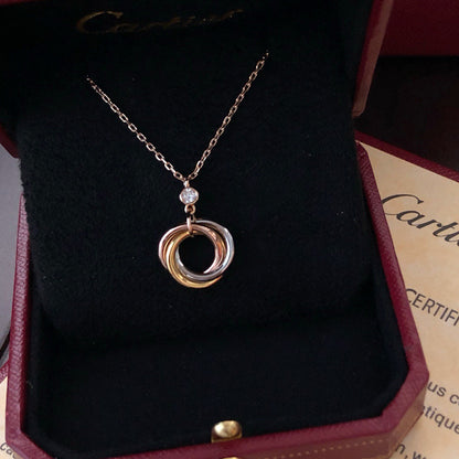 [Rose Tomorrow]TRINITY  NECKLACE 1 DIAMOND