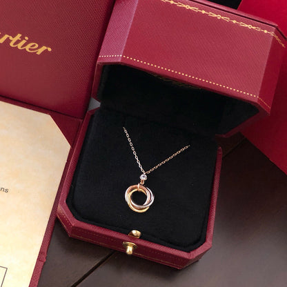 [Rose Tomorrow]TRINITY  NECKLACE 1 DIAMOND
